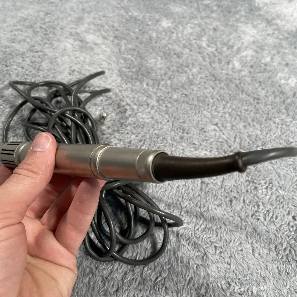 Vintage Sony ECM 270 Electret Condenser Microphone Hi Z Mic Sound Music Singing